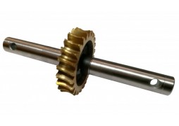 Pinion din bronz cu ax pentru motosapa / motocultor Szentkiraly 1:28